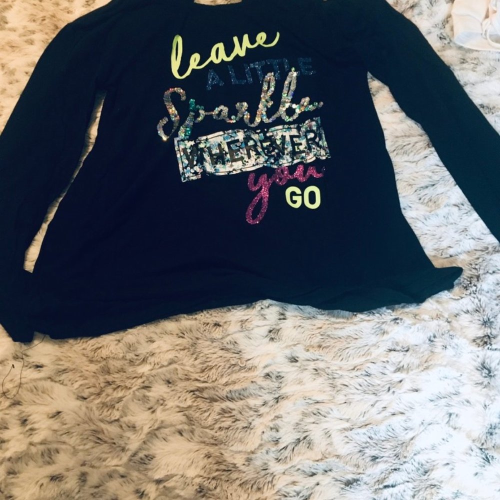 Black long sleeve shirt
